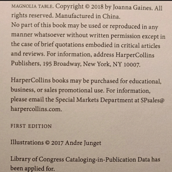 Magnolia Table: A Collection of Recipes For Gathering by Joanna Gaines CookBook - Picture 5 of 8